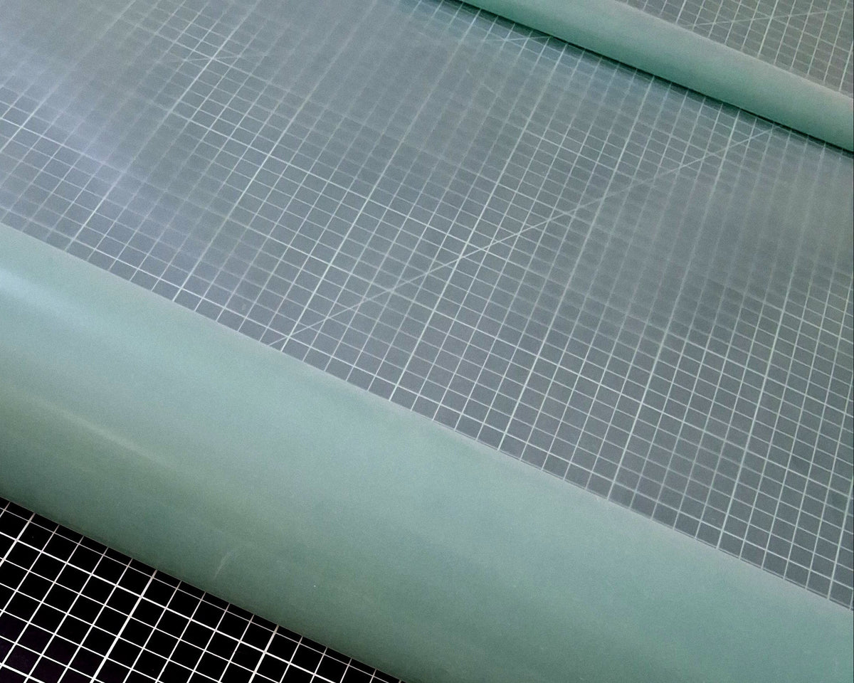 Transparent Light Blue 0.4mm Latex Sheeting